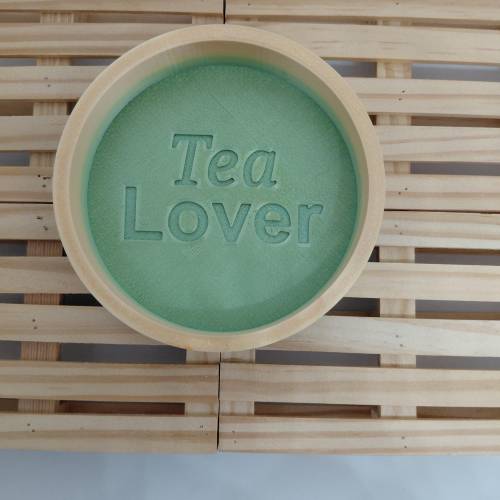 3D Druck Untersetzer, Tealover, Tablett, Dekoteller, digitale Datei, kommerzielle Nutzung, Schmuckablage, 3D Modell