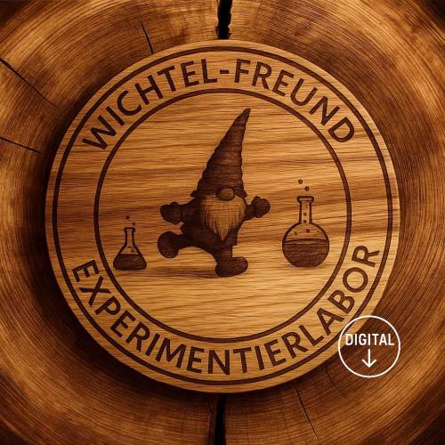 Wichtel Experimentierlabor, Laserdatei DIGITAL, Download, Laserdatei, Xtool, Glowforge, SVG