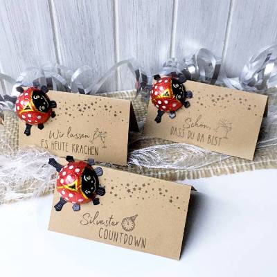 Silvester Tischdeko Druckvorlage, Silvesterfeier PDF Klappkarten , DIY Tischkarten zum drucken, Vorlage Jahreswechsel