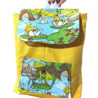 Personalisierbarer Kindergartenrucksack - Biene Maja personalisierbar mit Namen - Gelber Rucksack aus Canvas Bild 10