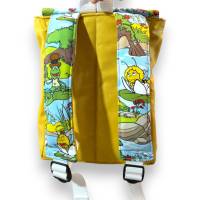 Personalisierbarer Kindergartenrucksack - Biene Maja personalisierbar mit Namen - Gelber Rucksack aus Canvas Bild 7