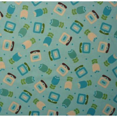 Patchworkstoff - Blumen im Retro-Stil von Quilting Treasures