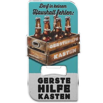 Gerste Hilfe Kasten Flaschenöffner 12x6 cm – Magnetisch, nostalgisch & dekorativ