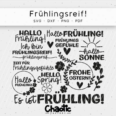 Plotterdatei Frühlingsreif