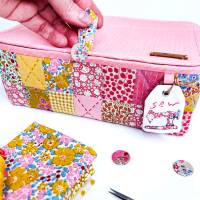 Nähbox & Teebox | PDF Schnittmuster Box | Organizer mit Einsatzkörben und Untersetzern Bild 3