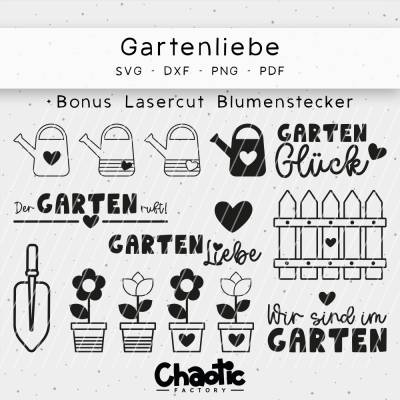 Plotterdatei Gartenliebe