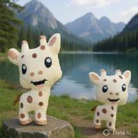 Stickdatei Giraffe Gerda – 3 Größen In the Hoop Set für Baby – Maschinenstickerei mit deutscher Anleitung Bild 5