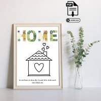 Geldgeschenk Einzugsgeschenk Wohnung oder Haus - Geldgeschenk zum Ausdrucken – Sofort PDF Download  - Geld verschenken - Bild 1