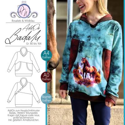 Ebook Schnittmuster Badalu ADDON Gr. 80 bis 164