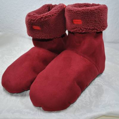 Hausschuh Erwachsene Gr.38 – Bequeme Hausschuhe mit rutschfester Sohle und Fellimitat