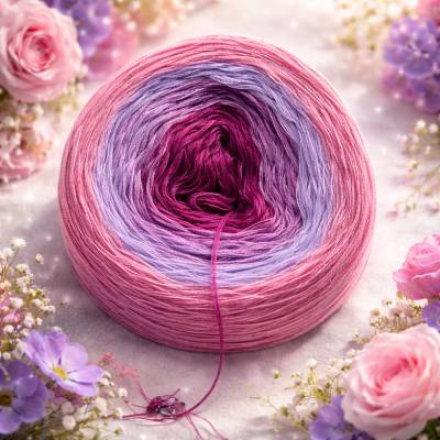 Bobbel Nr. 7 - je 50 % Baumwolle/Polyacryl - 4 fädig - 1000 mtr. -