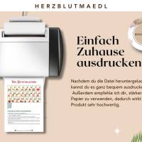 Mini-Wichtel-Adventskalender zum Ausdrucken – DIY Countdown bis Weihnachten Bild 2