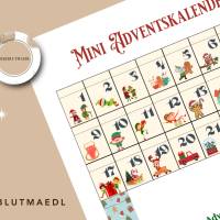 Mini-Wichtel-Adventskalender zum Ausdrucken – DIY Countdown bis Weihnachten Bild 4
