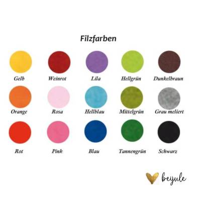 Filzstreifen 10 Stück