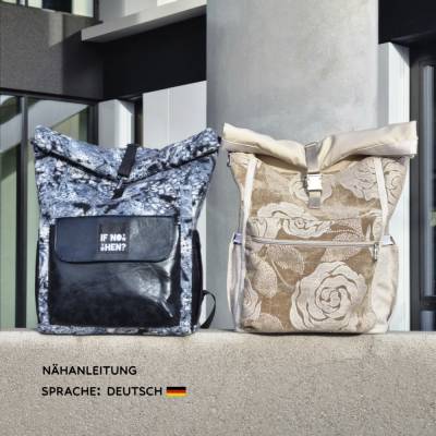 Nähanleitung Rolltop Rucksack Kira