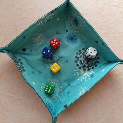 Würfelbrett, faltbar, Würfelunterlage, Würfeltablett