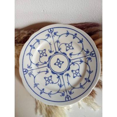 Winterling Strohblume Indisch Blau Kuchenteller – Vintage Porzellan - B-Ware