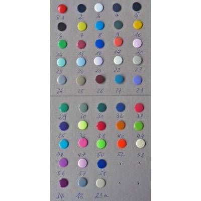 Snaps Druckknopf-Set, glänzend, Gr. T5, d=12,4mm - 20 Stück