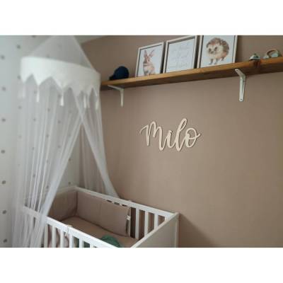 Schriftzug Personalisiert aus Holz – Individuelles Namensschild fürs Kinderzimmer mit Wunschname oder als Türschild