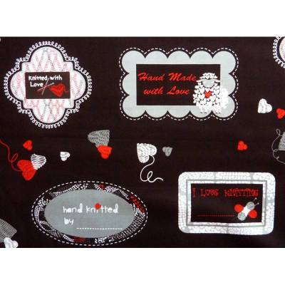 Patchworkstoff - Wool Ewe Be Mine Labels