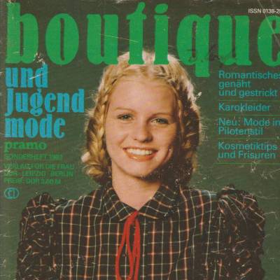 Zeitschrift Boutique und Jugendmode Sonderheft der Pramo von 1983 DDR Vintage aus den 1980er Jahren