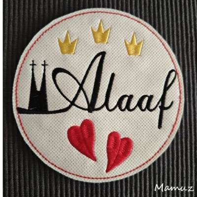 Alaaf Dom, ITH Stickdatei 10 x 10, Köln, für Karneval, Fasching, Fasnet