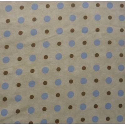 Baumwoll-Flanell blau von Henr Glass & Co.