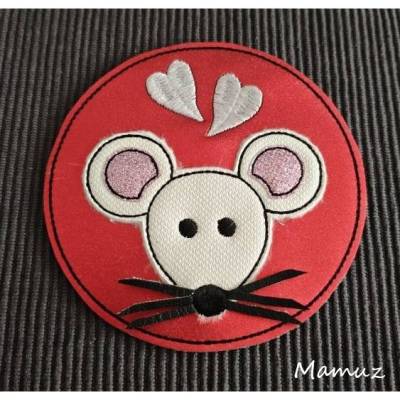 Karneval Mäuschen, ITH Stickdatei 10 x 10, 2 Dateien, für Karneval, Fasching, Fasnet, Köln