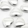 50 Metallperlen, Perlen, Herz, Herzen, silber,11 mm,15834 Bild 4
