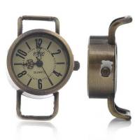 Uhr Rohling , Quarzuhr, Vintage-Stil, Armbanduhr, arabische Zahlen, 80009 Bild 1