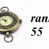 Uhr-Rohling, Armbanduhr, Kettenuhr, bronzefarben, bronze, Vintage-Stil, Quarzuhr, Auswahl Bild 8