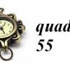 Uhr-Rohling, Armbanduhr, Kettenuhr, bronzefarben, bronze, Vintage-Stil, Quarzuhr, Auswahl Bild 9