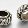 20 Metallperlen, Perlen, Schmuckperlen, silber, Vintage-Stil, Rondelle, 38105 Bild 2
