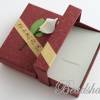 2 Geschenkschachteln Weinrot edle Schmuckschachteln mit Blume Calla Geschenkverpackung Bild 2