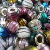 20 Modulperlen, Beads, Großlochperlen, Glas, Porzellan,  Überraschungspaket Module/Beads,bunt gemischter Posten Bild 7
