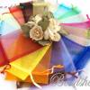 15 Organzasäckchen bunte Organzabeutel Farbmix Geschenkbeutel Bild 1