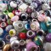 20 Modulperlen, Beads, Großlochperlen, Glas, Porzellan,  Überraschungspaket Module/Beads,bunt gemischter Posten Bild 2