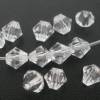 400 Glasperlen, geschliffen, facettiert, Perlen, Schmuckperlen 4mm, klar, 03859 Bild 3