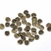20 oder 100 Stück Metallperlen, Scheiben, bronze, Vintage-Stil, Perlen, Schmuckperlen,  13128 Bild 2