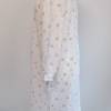 True Vintage romantisches Damen Nachtkleid XL 44 46 Nachthemd Millefleur Blumen Weiß Shabby Bild 3