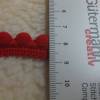 1 m Pomponband, Bommel Borte rot Breite 12 mm ,  (1m/1,10  €) Bild 2