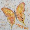Acrylbilder  ** Butterfly **, Schmetterling, Dekoration, Wandbild, SoMa-Art Bild 3