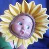 Sonnenblume,Baby mit Blumentopf,Gelb,Babyfigur,Kostüm, Bild 5