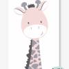 Bilder Kinderzimmer Poster Kinderbild Kinderzimmerbild Giraffe-A4-rosa Bild 3