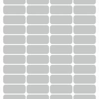 52 permanent Bügeletiketten | Einhorn hellblau - 2  x 5 cm Bild 4