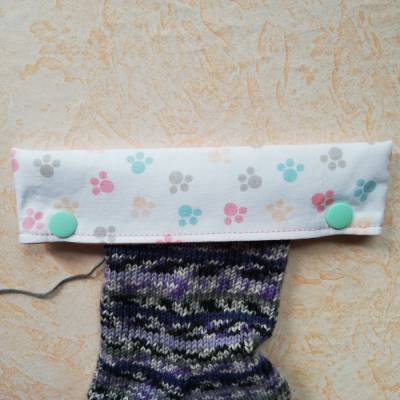 Nadelsafe, Maschenretter, Nadelspiel Garage, Nadelspiel Safe, Nadeltasche für 15cm lange Nadeln, Tatzen