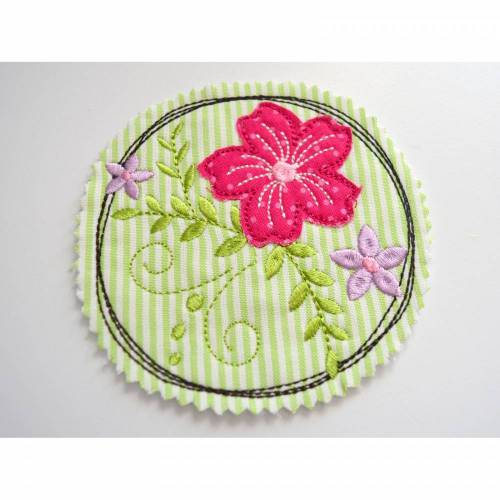 Stickdatei Blume Blumenbuquet Boho doodle 13x13cm