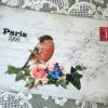 3 schöne Postkarten / Grußkarten / Dekokarten als Set mit romantischen Vintage Rosen Bild 2