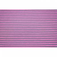 14,90 Euro/m Jersey Ringel braun-pink, 2mm, Bild 1