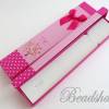 2 Geschenkschachteln, Schachteln, Schmuckverpackung Rosa mit Motiv, Schleife Pink Bild 3